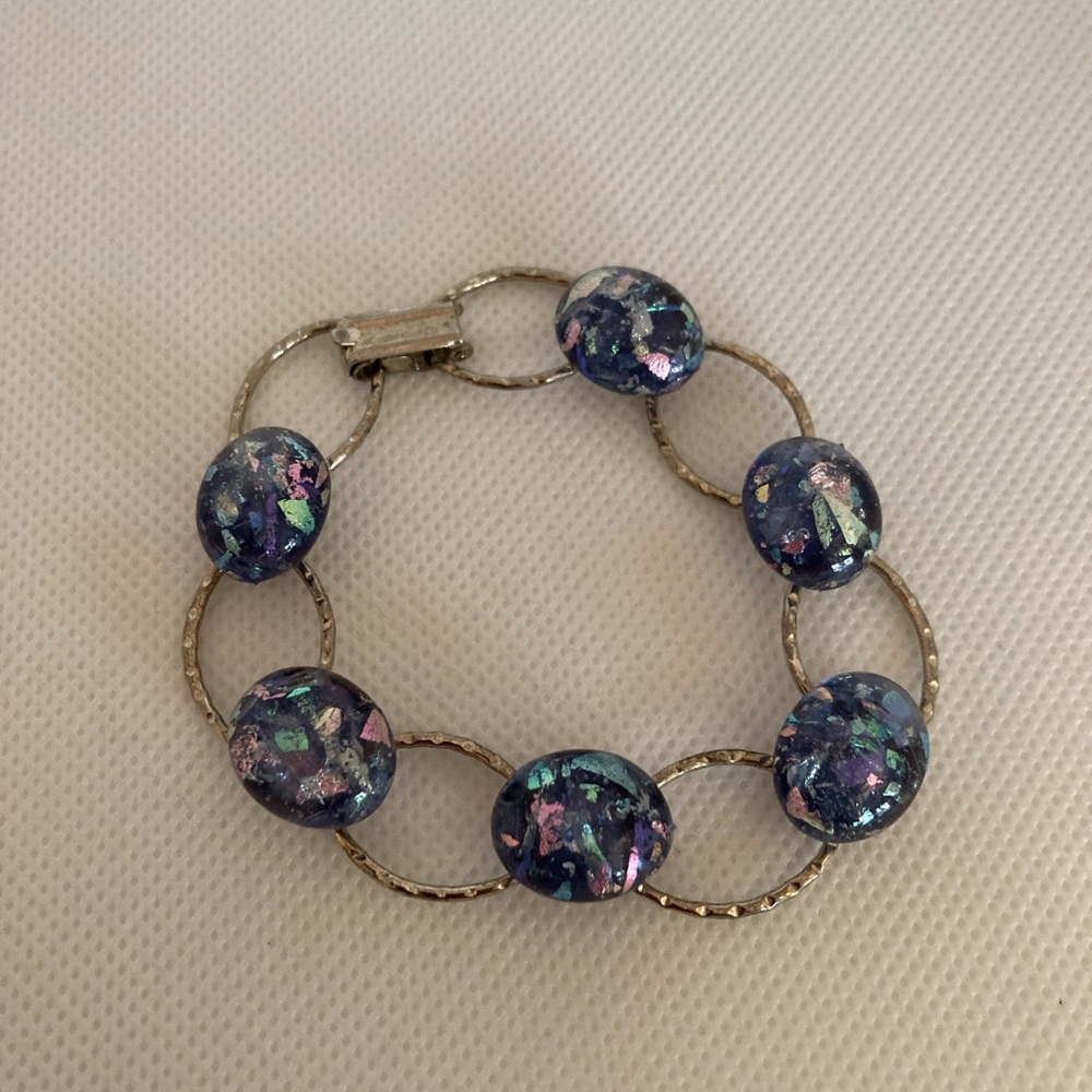 Vintage Dichroic Glass Bracelet